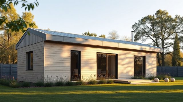 Model A Prefabrik Ev İçin Dış Cephe Kaplama Çözümleri