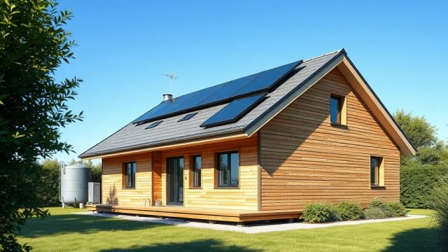 Model A Prefabrik Ev İçin Güneş Enerjili Isıtma Sistemi Kurulumu