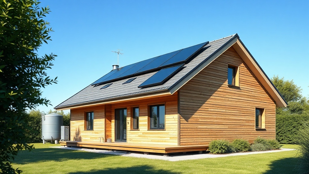 Model A Prefabrik Ev İçin Güneş Enerjili Isıtma Sistemi Kurulumu