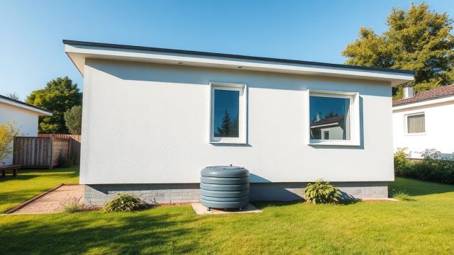 Model A Prefabrik Ev İçin Yangın Söndürme Sistemi Kurulumu