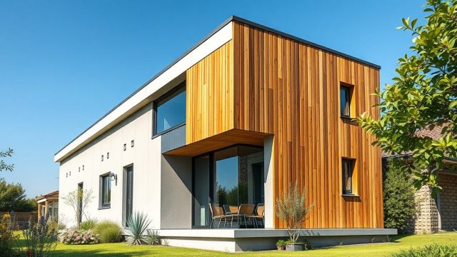 Model B Prefabrik Ev İçin Dış Cephe Kaplama Çözümleri