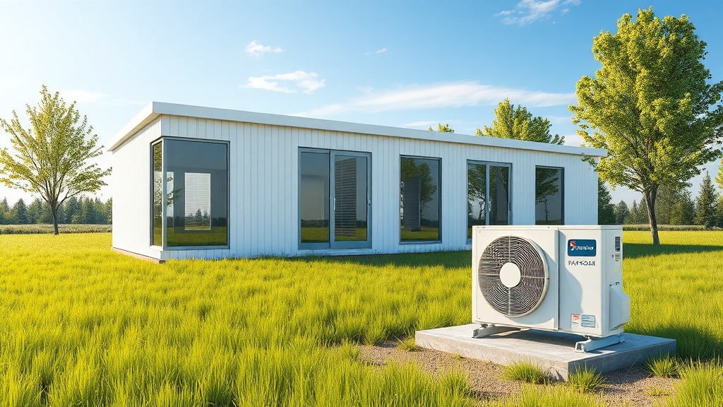 Model B Prefabrik Ev İçin Isı Pompası Kurulumu