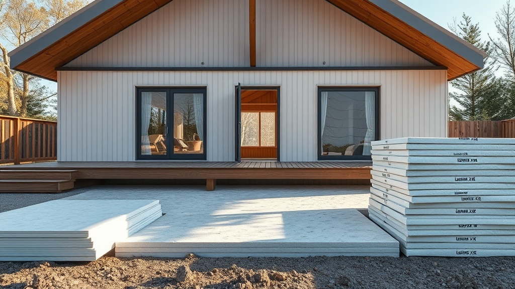 Model B Prefabrik Ev İçin Zemin İzolasyonu Çözümleri