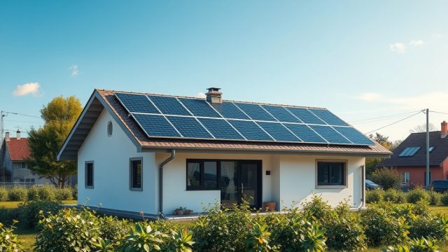 Prefabrik Ev Modeli A İçin Güneş Paneli Kurulumu