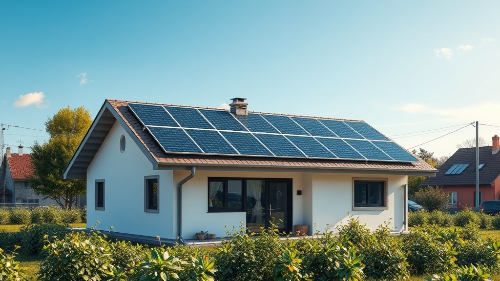 Prefabrik Ev Modeli A İçin Güneş Paneli Kurulumu