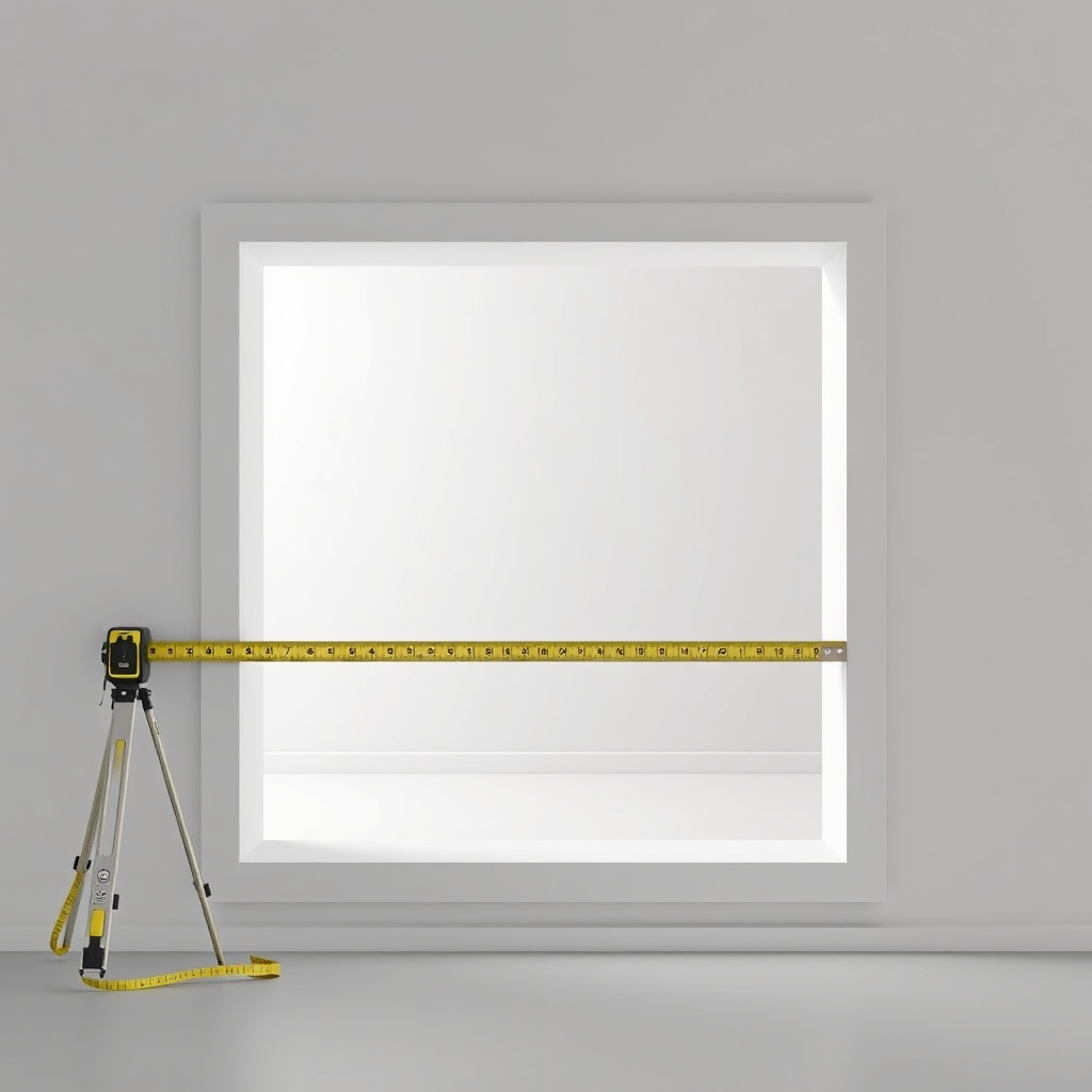 <clean photorealistic photo illustration of a prefabrik ev modeli A wall opening being mea