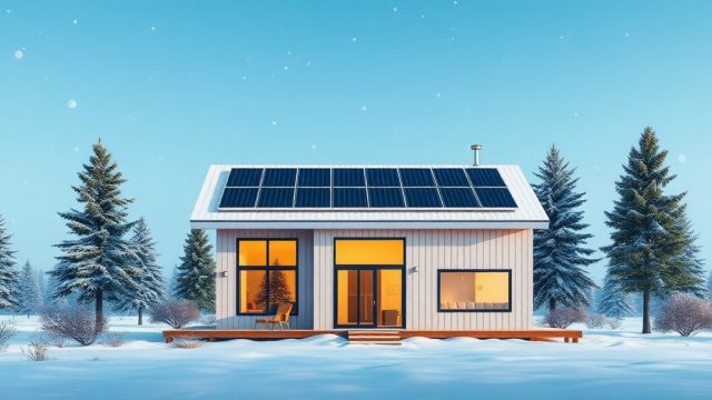 Prefabrik Ev Modeli A İçin Kış Yalıtım Çözümleri