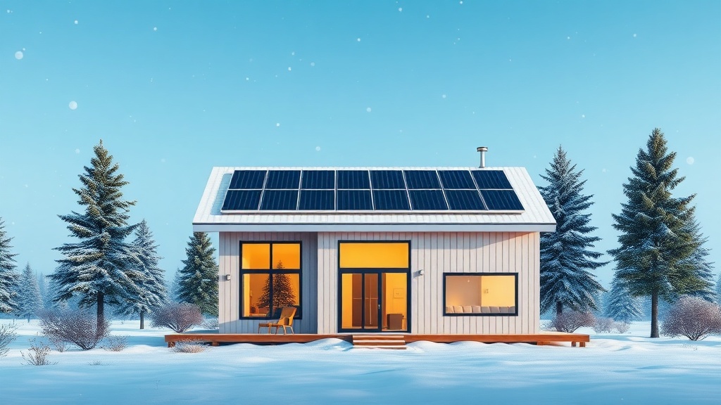Prefabrik Ev Modeli A İçin Kış Yalıtım Çözümleri